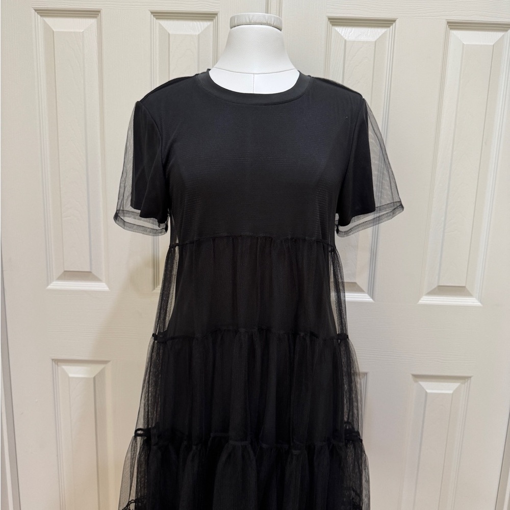 Alice+Olivia Women’s T-Shirt Tulle Skirt